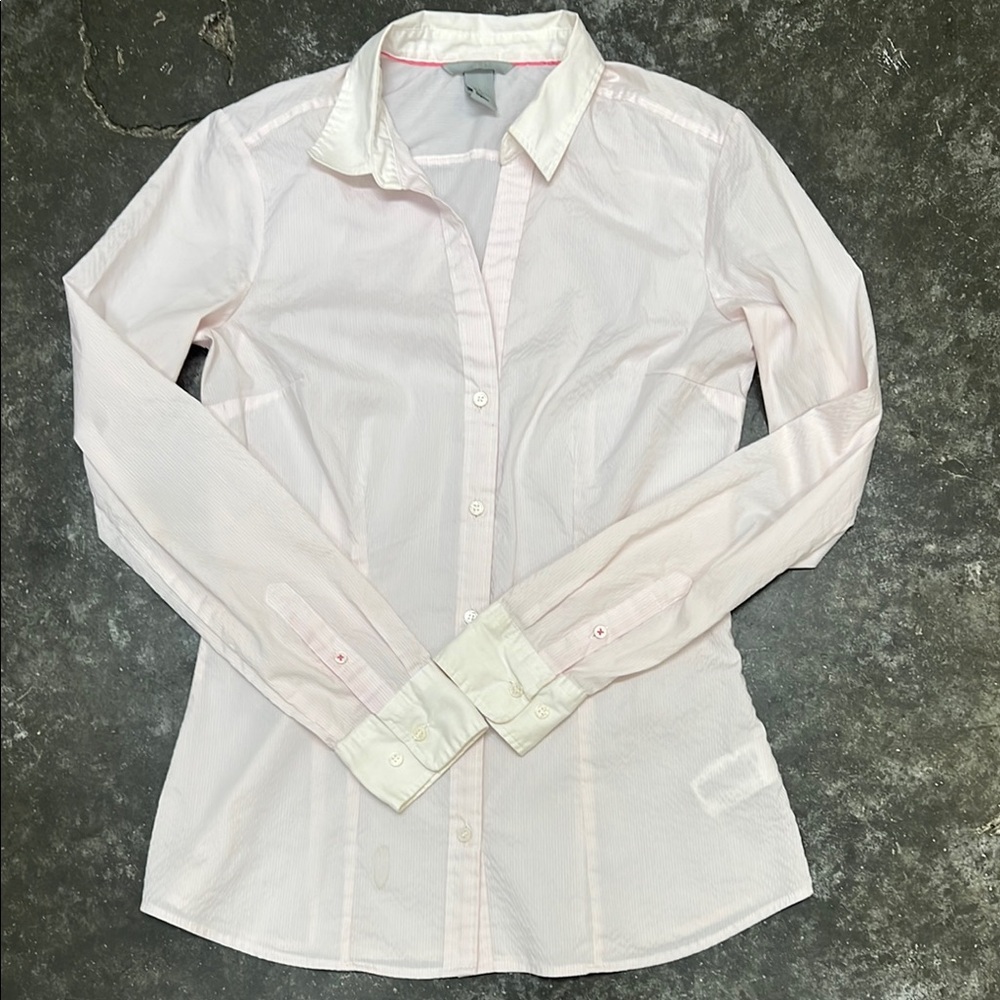 H&M Light Pink Tailored Shirt